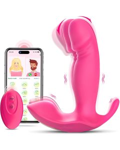   Rose Dildo Vibratoren Adult Sex Toys, App Remote Control Panty Clit Mini Vibrator mit 10 Modi Höschen