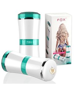 FOX Double Channel Male Masturbator Cup Pussy Masturbator für Männer