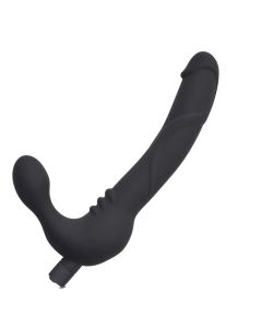 Silikon Strap on Vibrator Dildo Für Weibliche Klitoris Stimulieren 