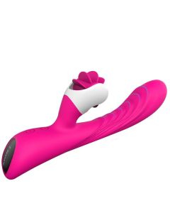 Wasserdichtes müheloses Einführen Silikon G-Punkt und Klitoris-Vibrator für Frauen