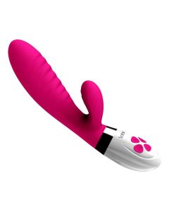 Leten Wiederaufladbar Doppelt starker Motor Heizung Kaninchen Vibratoren