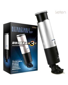 LETEN Retractable Male Powerful Real Skin Masturbator realistische Vagina für Männer