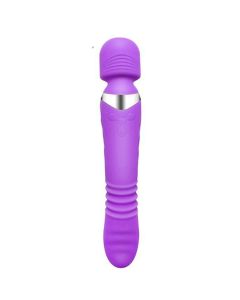 Heizung Stretch Dildo G Spot Vibrator mit Doppelmotor 7 Geschwindigkeiten