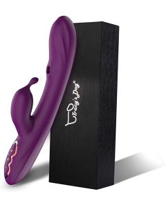 G-Punkt-Kaninchen-Vibrator mit 7 Vibrationen und 7 Saugmodi für die Klitoris 