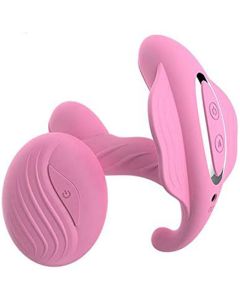 Dildo Man 7 Vibrationsmodi-USB Aufladung-Wearable Wasserdichtes Saugspielzeug für Frauen