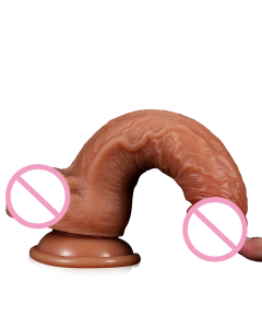 7 Zoll dicker Silikonpenis mit Saugnapf weibliche G-Punkt Stimulation Sexspielzeug