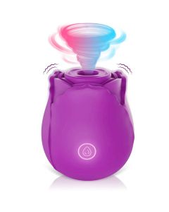 Rose Sucking Vibrator für Frauen mit 7 Intensive Suction Lila Farbe