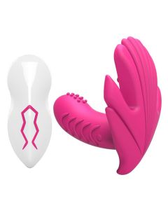 Dual Motors 20 Geschwindigkeiten Wireless 20M Fernbedienung auf Dildo Vibrator für Frau