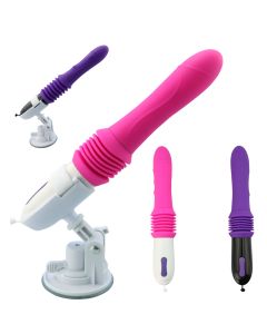 Automatischer Teleskopvibrator mit 10 Geschwindigkeiten für Frauen Sex Toys 