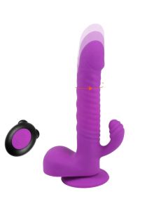 3 in 1 Rabbit Vibrator G Punkt Dildo Vibrator und Klitoris Anal Stimulation Dildo für Frauen
