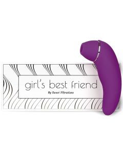 Lila Leistungsstarker und realistischer Oralsex-Vibrator