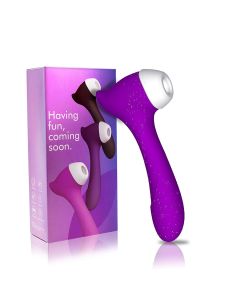 Purpule Wasserdichter Klitoris-Saugvibrator für Frauen