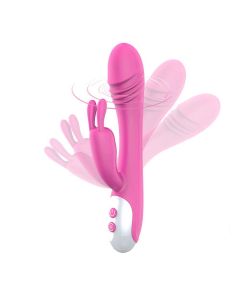 G Spot Rabbit Vibrator Realistischer Dildo mit Hasenohren zur Stimulation der Klitoris