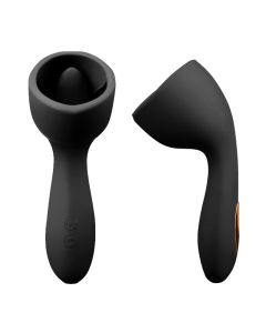 Sicheres Silikon Leistungsstarke 10 Modi Zunge lecken Vibrator 