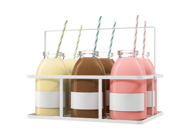 Milk Bottles Image